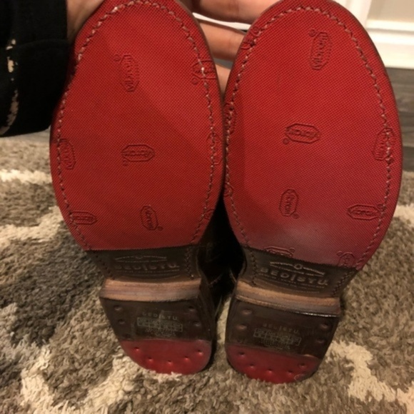 NWT Bed Stu Manchester Embossed Brown Leather Tall Boots - Picture 11 of 16